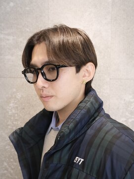 ピークアブー 原宿ハラカド(PEEK-A-BOO) ☆ナチュラルセンターパートメンズカット爽やか清潔感原宿30代