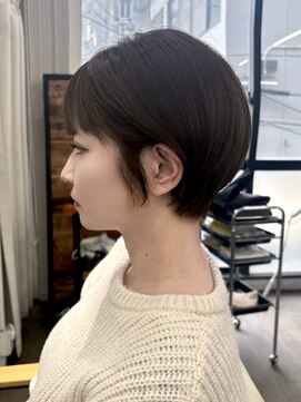 ルアン 上通り(ruen) 似合わせカット　ショートカット　丸みショート　横顔美人　熊本