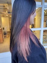 パザパ(pas a pas)&nbsp;ピンクベージュなインナーカラー