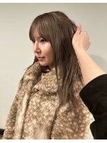 ノラ ヘアーサロン(NORA HAIR SALON)&nbsp;【大久保】外国人風ケアブリーチミルクティーベージュカラー