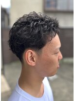 バーバーショップテト(barber shop tete)&nbsp;爽やかアップバングショート