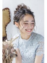 HairSetSalonCHARMER三宮店　【7月上旬OPEN予定】&nbsp;ふわふわおだんごアップヘア