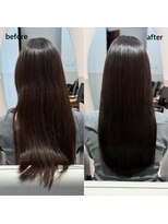 リブ(LIV)&nbsp;30代大人女性に合う暗髪イルミナカラー×髪質改善縮毛矯正ロング