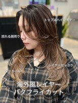 リアン 本厚木(LIAN) レイヤーカットハッシュカットバタフライカット顔周りカット韓国