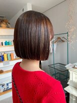 レメディフロムキン(REMEDY from KIN) ぱっつんボブ/切りっぱなしボブ/髪質改善/艶ボブ/美フォルム