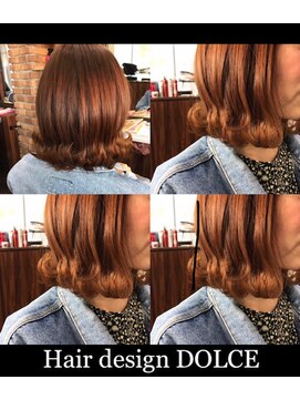 ヘアー デザイン ドルチェ(Hair design DOLCE) 外ハネボブ