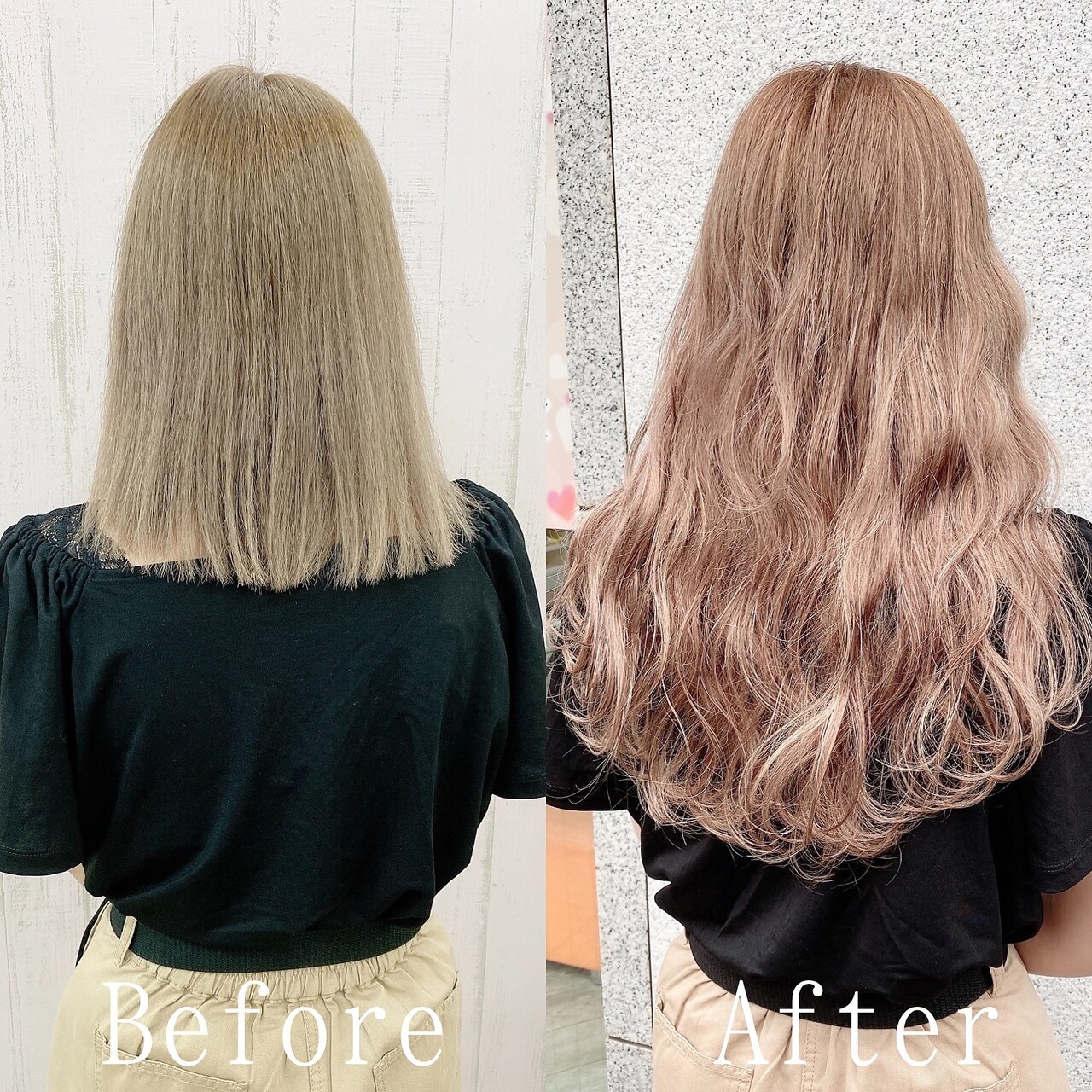 ピンクミルクティー#シールエクステ#ピンクベージュ#大宮：L077605608
