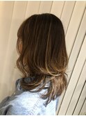 【EIGHTたまプラ】デザインカラー切りっぱなしボブ