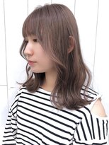 アイティー バイ アルバム 中野店(IT by ALBUM) ベールピンクベージュ_オリーブカラーハイライトカラー_ba307471