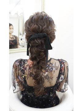 ヘアアンドメイクジップ恵比寿 (Hair&Make ZIP) 編みおろし ヘアセット