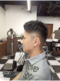 ツーブロック　フェード