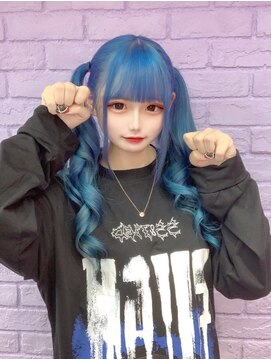 キャンディーシロップ(Candye Syrup) ブルーアッシュツインテール