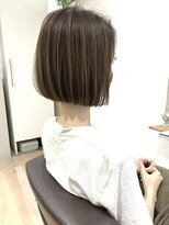 オウル(Owll) ☆Owll☆ぶつ切りボブオリーブベージュカラー