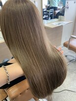 シェノン 武庫之荘(CHAINON)&nbsp;髪質改善/グレージュカラー/黒髪/ココアベージュ/ボブウルフ