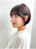 【長谷川】チョコレートブラウンショートヘア