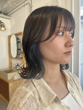 スクリバイタヒエ(SUKURI by tahie) #イヤリングカラー　#ブルー