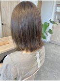 外ハネスタイル