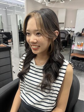 ジエクト カナウ(The Ect canow) ミルクティーアッシュフェイスフレーミング顔周りレイヤー前髪