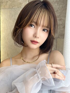 ロンドアリシア 金山(Lond Alexia) ボブ／韓国／グレージュカラー／レイヤー／インナー／髪質改善15