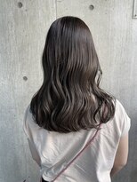 ニコフクオカヘアーメイク(NIKO Fukuoka Hair Make)&nbsp;福岡天神/ハイライトカラー/大人可愛い/くすみベージュ/艶感