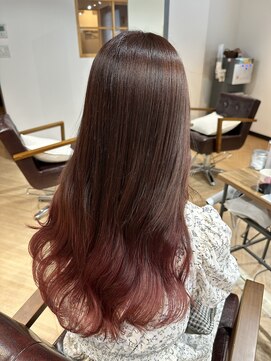 ラフィネ 成増店(raffine) 【 raffine 君島 】グラデーションカラーピンク/髪質改善/成増