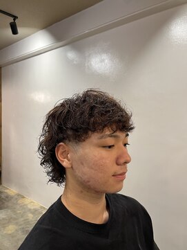 バーバートモシビ(BAR BER TOMOSHIBI) マレットパーマスタイル