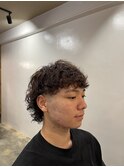 マレットパーマスタイル