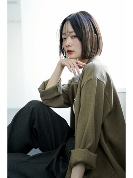 ケーツー 谷町(K-two) クラッシーボブ*切りっぱなしボブ*ミニボブ*30代40代50代