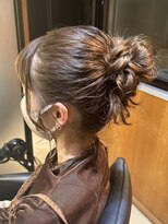 六本木美容室 西麻布店 ゆるふわ◎お団子アレンジ