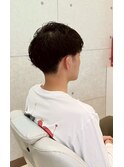 ビジネスカジュアル20代30代黒髪暗髪ツーブロック