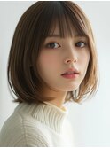 ホワイトグレージュ/デジタルパーマ/チェリーブラウン/大宮