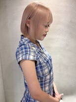 ペレ アネックス 大阪梅田茶屋町店(PELE ANNEX)&nbsp;ホワイトグレージュ/デジタルパーマ/チェリーブラウン/梅田