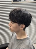 シャドウパーマ/メンズパーマ/メンズカット/眉カット