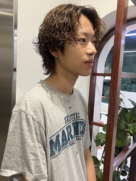 ソピ バイ インビテーション(sopi by invitation) メンズカット/ベージュカラー/メンズウルフ