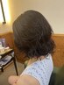 【若見えパーマ】ニュアンスorウェーブ系髪質再生パーマ＋３セクカット+4tr付