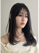 《ロング》大人気の顔回りレイヤーカット