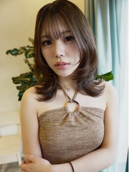 顔周りのカットで小顔効果＊細部までこだわった似合わせカットで憧れの韓国ヘアに☆