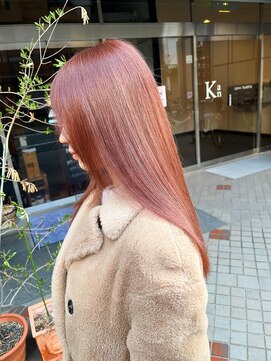 キニ(KINI) 透明感レッドカラー×髪質改善トリートメント