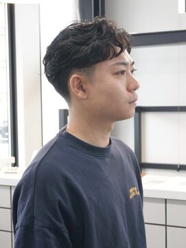 ソフトフェード×ナチュラルパーマ