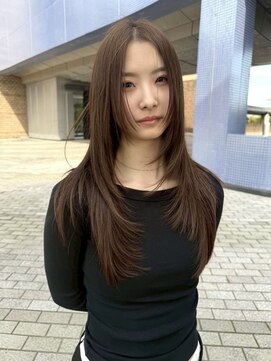 ラヴィズム 松崎店(LUVISM) 韓国/顔周りレイヤー/おくれ毛/ベージュ/ダブルカラー/東区/松崎