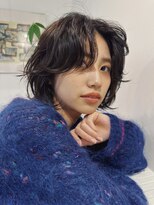 ヒュージ 表参道(huge)&nbsp;レイヤーボブ/ボブ/ニュアンスパーマ/顔周りカット/20代30代