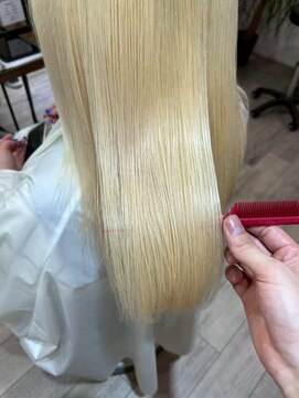 ブリックバイブレイス 千葉 千葉中央(brick by brace) 千葉駅/着物ヘア/大人ガーリー/ダークアッシュ/似合わせカット