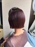 【期間限定★真鍋指名限定】似合わせボブカット+透明感カラー+トリートメント