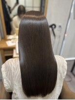 ノンダメージサロン(R)福岡天神店 【髪質補整】【絹髪】超高濃度水素ケアカラー+ シルクTr