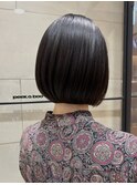 乾かすだけでまとまるボブ