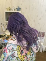 ニケロランジュ(Nike L'orange)&nbsp;アッシュグレープ/ブリーチカラー/20代/30代/パープルカラー