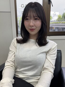 ヴェイン 渋谷(vain) 低めレイヤーでも垢抜け！くびれ巻きスタイリング◎