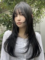 パーク(PAAQ)&nbsp;セミロング/ハッシュカット/レイヤーカット/顔周りカット