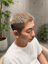 ザ サード プレイス トーキョー ギンザ(THE THIRD PLACE TOKYO GINZA)&nbsp;【銀座メンズカット】クロップ＆ミルクティーダブルカラー