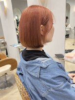 ティエラ 原宿 表参道(Tierra)&nbsp;【Tierra毛利仁美】ブリーチありカラー!ポピーオレンジ